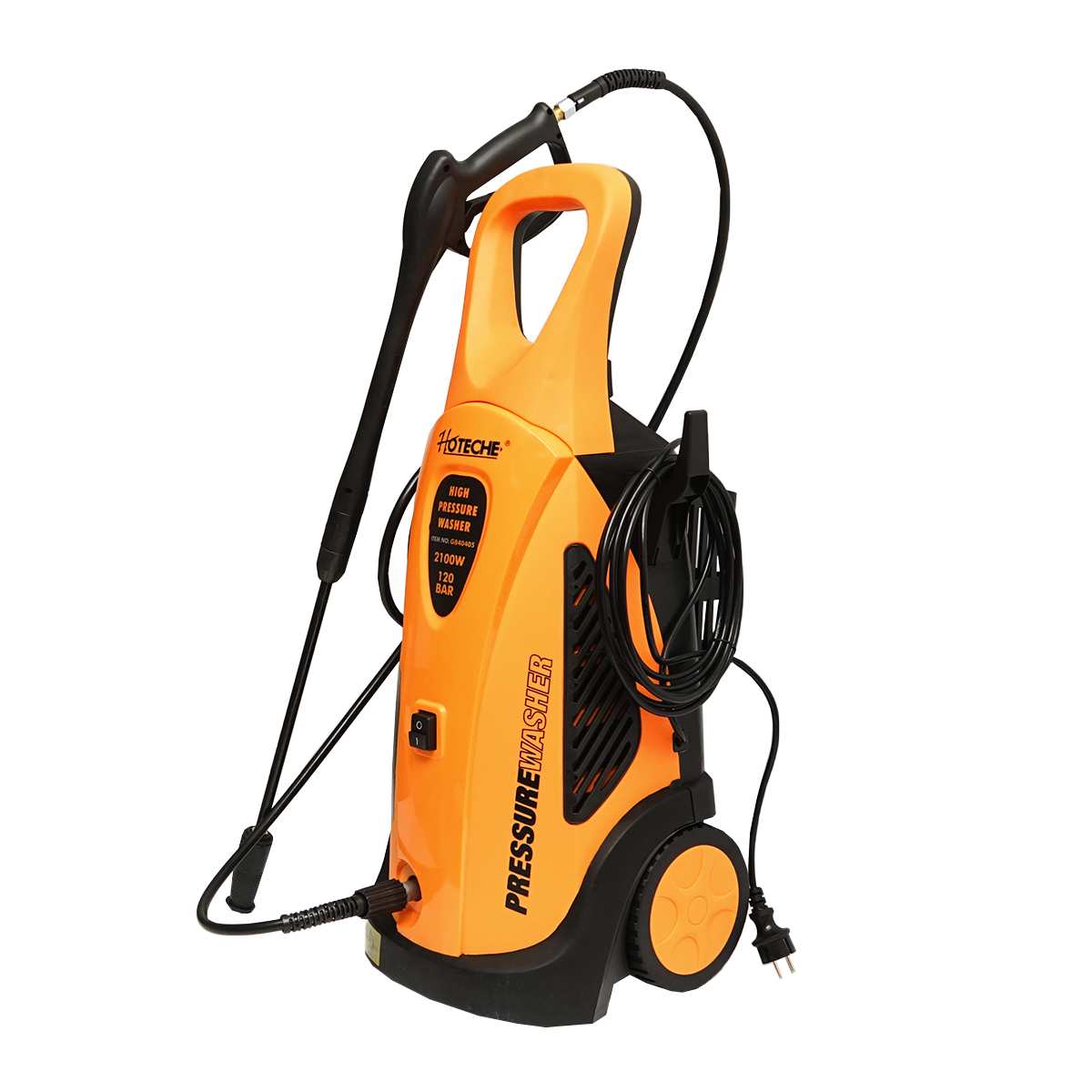 Aparat de spalat cu presiune 120 Bar, putere 2100W/220V debit maxim 7L/min Hoteche - imagine 2