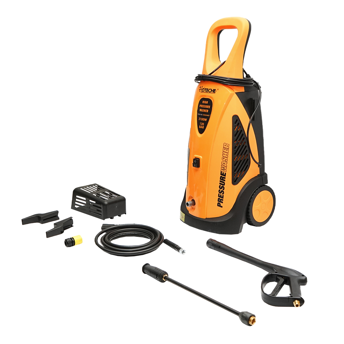 Aparat de spalat cu presiune 120 Bar, putere 2100W/220V debit maxim 7L/min Hoteche - imagine 7