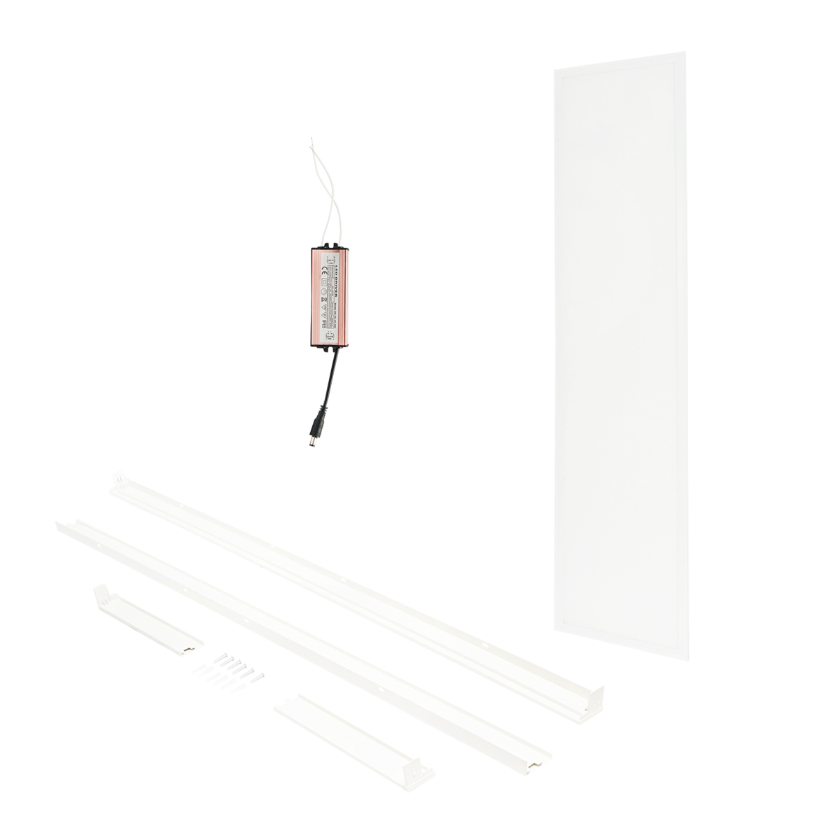 Panou LED slim 48W, 220V, IP20, 6500K, 1200x300mm cu rama montaj aplicat Breckner Germany - imagine 2