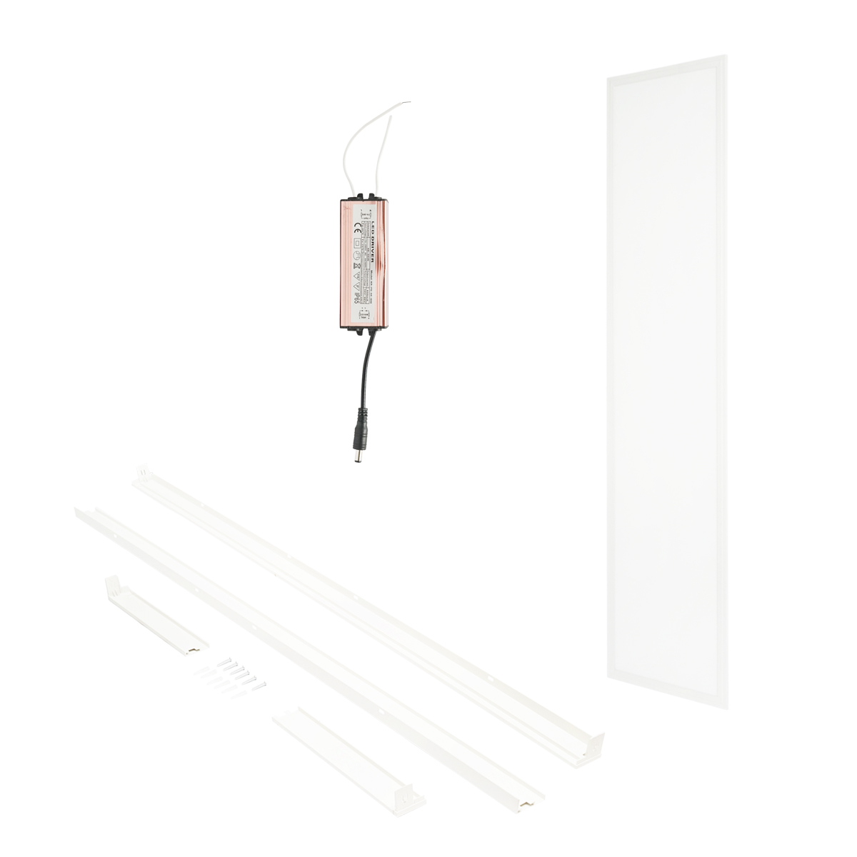 Panou LED slim 40W, 220V, IP20, 6500K, 1200x300mm cu rama montaj aplicat Breckner Germany - imagine 2