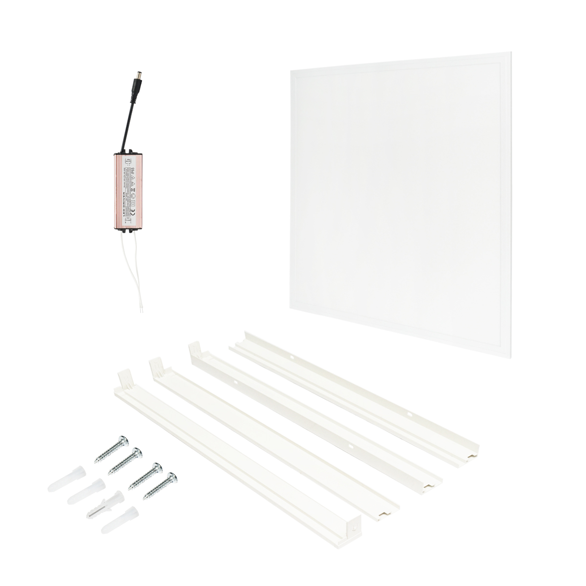 Panou LED cu rama 220V/40W 3200lm/6400K 600x600mm cu driver 600mA Breckner Germany - imagine 2