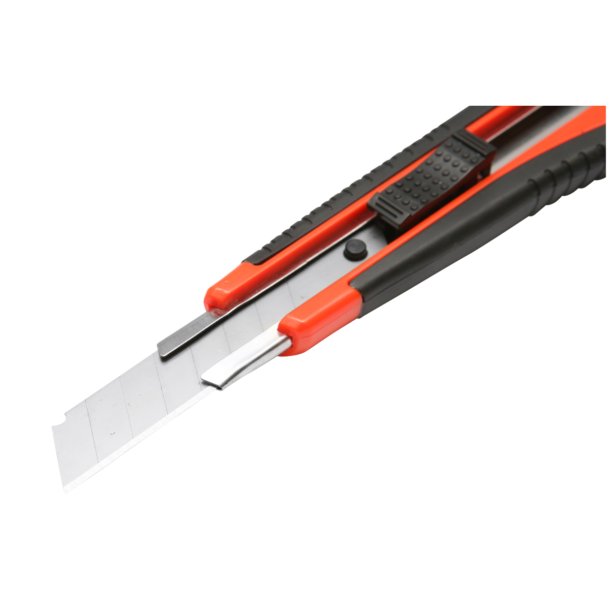 Cutit cutter profesional rosu-negru cu maner anti-alunecare si functie blocare 160mm Breckner Germany - imagine 6