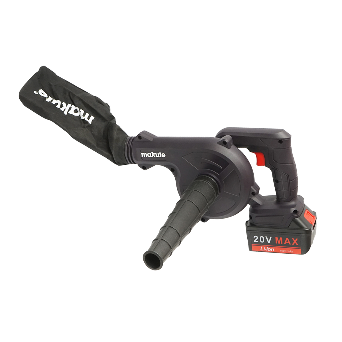 Suflanta aer si aspirator cu acumulator 20V/4000mAh si incarcator 220V/50-60Hz, debit aer 2.3m3/min, 20000rot/min Makute - imagine 5