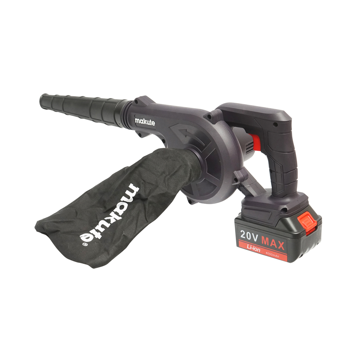 Suflanta aer si aspirator cu acumulator 20V/4000mAh si incarcator 220V/50-60Hz, debit aer 2.3m3/min, 20000rot/min Makute - imagine 3