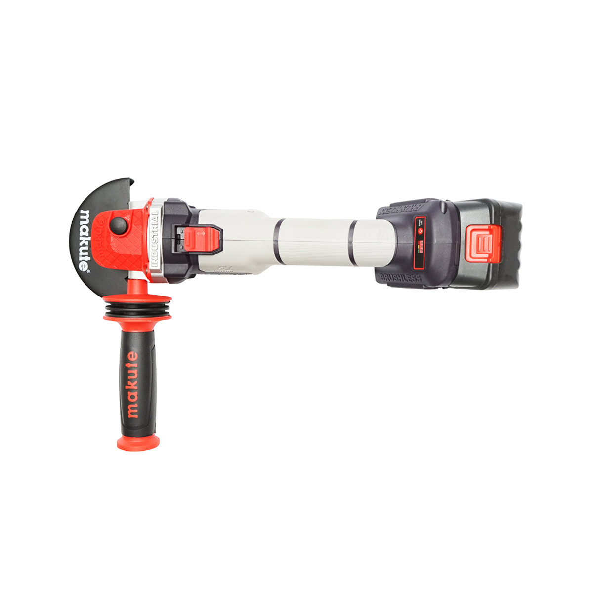 Polizor unghiular cu acumulator 20V/4000mAh si incarcator 220V/50-60Hz, diametru disc 115mm, 8000rot/min IP20 Makute - imagine 2