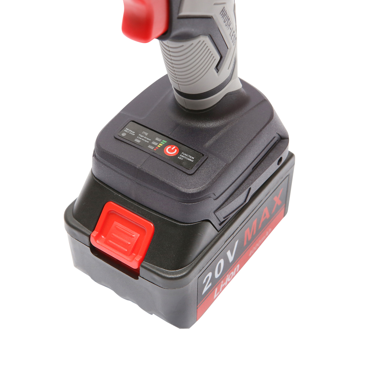 Masina de insurubat cu impact 320Nm, acumulator 20V/4000mAh si incarcator 220V/50-60Hz, ax 12.7mm, 2200rot/min IP20 Makute - imagine 13
