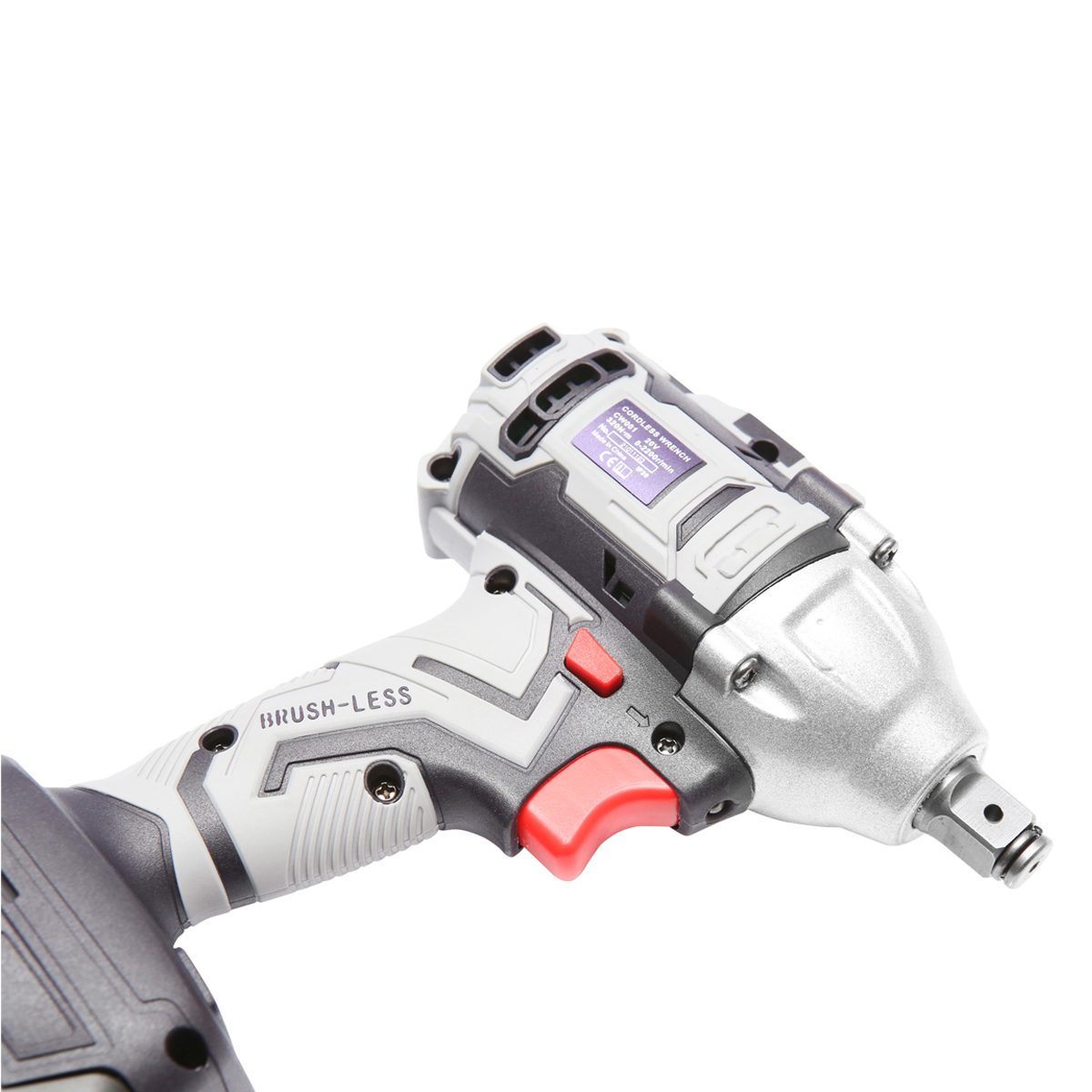 Masina de insurubat cu impact 320Nm, acumulator 20V/4000mAh si incarcator 220V/50-60Hz, ax 12.7mm, 2200rot/min IP20 Makute - imagine 12