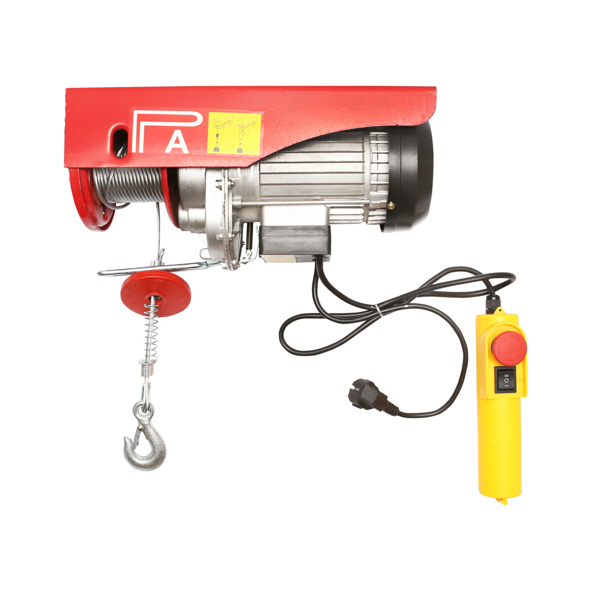 Palan electric macara 220V, 950W, sarcina maxima 200/400kg, viteza ridicare 5-10m/min, inaltime ridicare 6-12m IP40 Breckner Germany