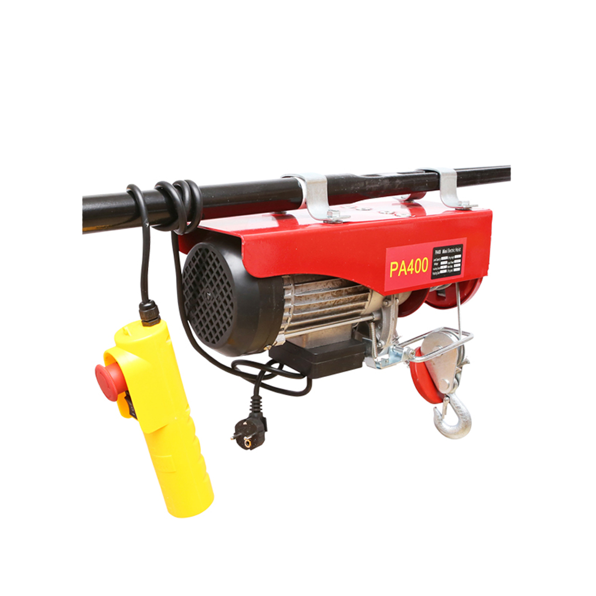Palan electric macara 220V, 950W, sarcina maxima 200/400kg, viteza ridicare 5-10m/min, inaltime ridicare 6-12m IP40 Breckner Germany - imagine 5