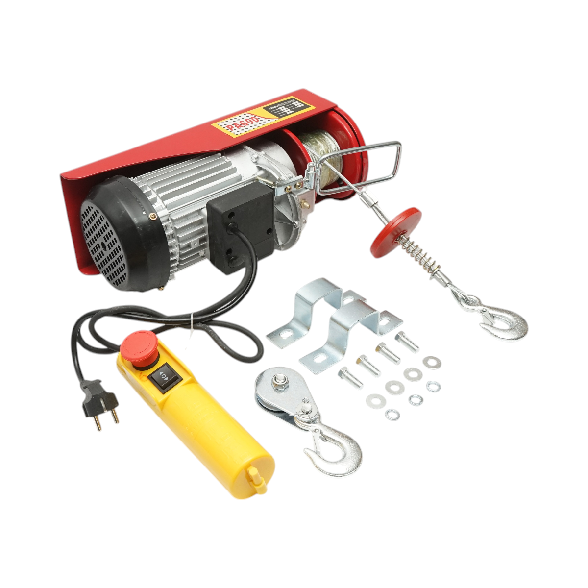 Palan electric macara 220V, 1200W, sarcina maxima 300/600kg, viteza ridicare 5-10m/min, inaltime ridicare 6-12m IP40 Breckner Germany - imagine 3