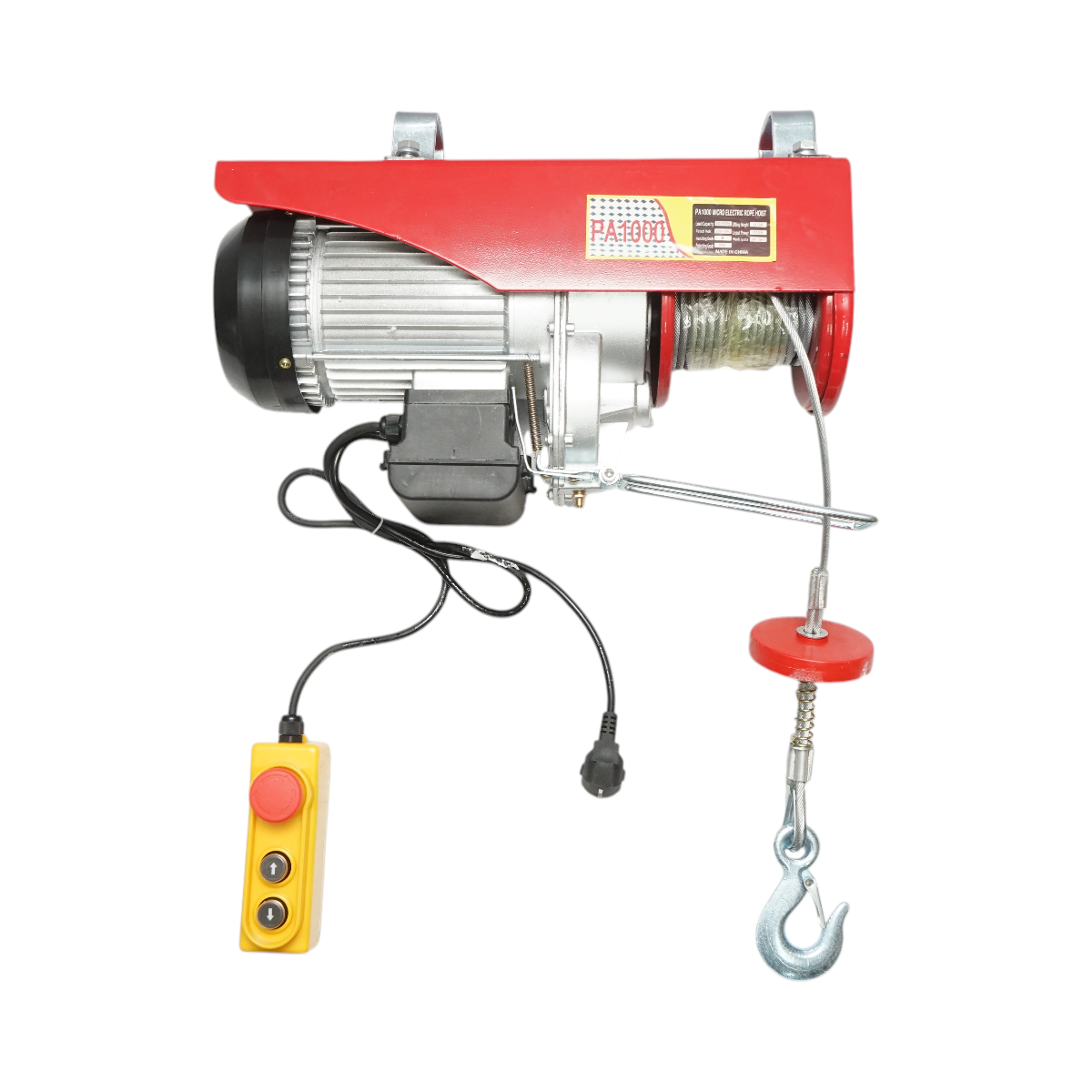 Palan electric macara 220V, 1600W, sarcina maxima 500/1000kg, viteza ridicare 4-8m/min, inaltime ridicare 6-12m IP40 Breckner Germany