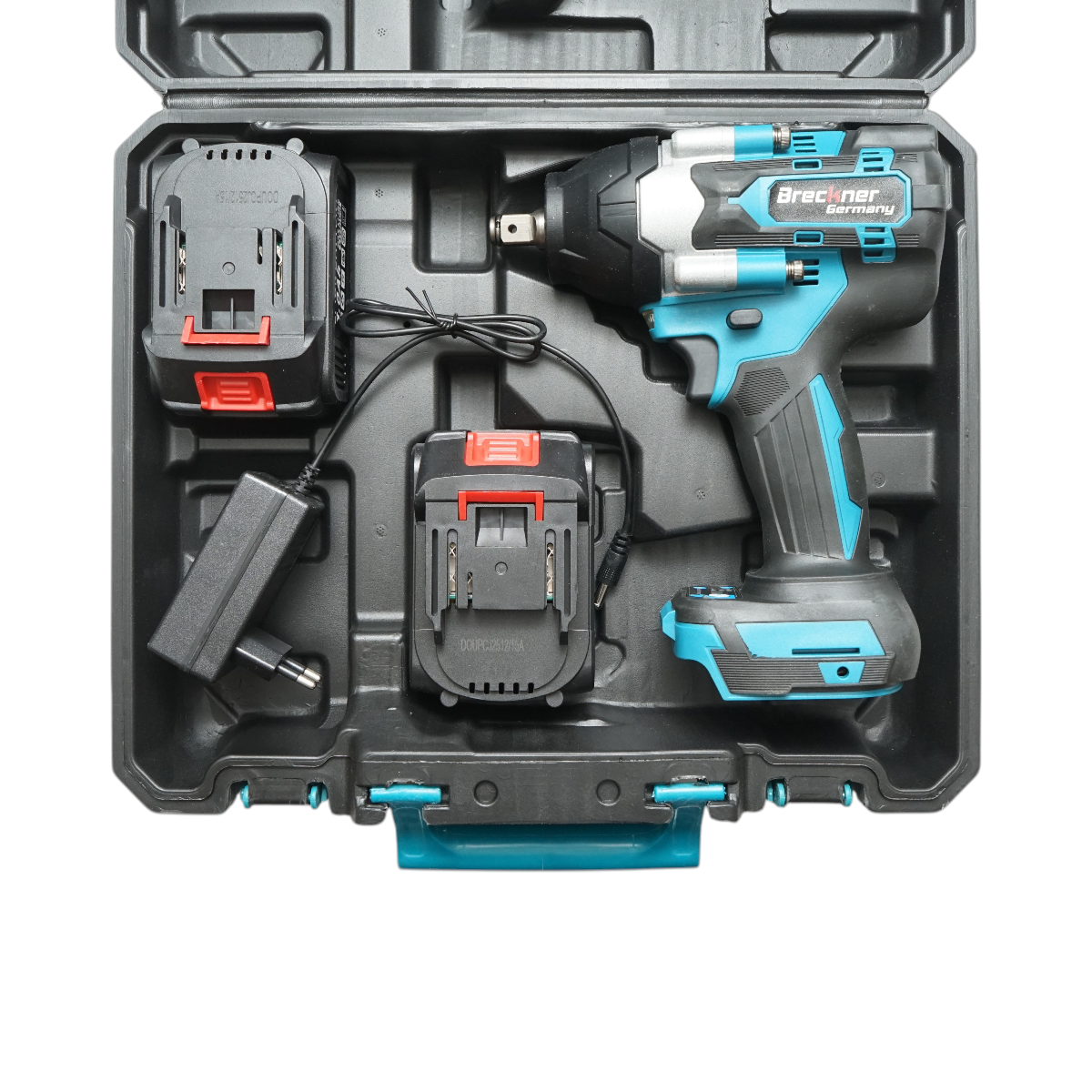 Masina de insurubat cu impact 1/2 inch, 2 acumulatori 21V, 3Ah Li-ion, LED, cuplu 800Nm, motor fara perii (brushless) Breckner Germany - imagine 4