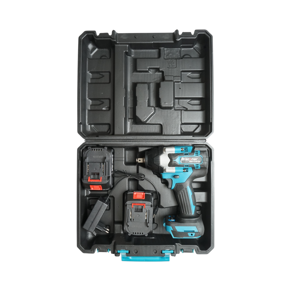 Masina de insurubat cu impact 1/2 inch, 2 acumulatori 21V, 3Ah Li-ion, LED, cuplu 800Nm, motor fara perii (brushless) Breckner Germany - imagine 3