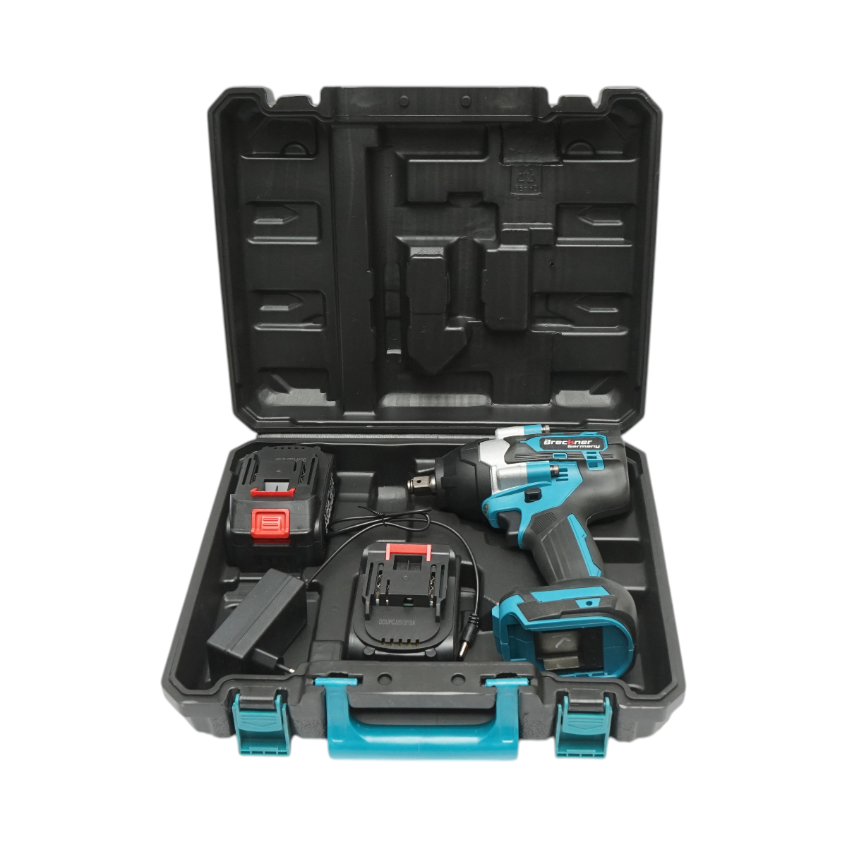 Masina de insurubat cu impact 1/2 inch, 2 acumulatori 21V, 3Ah Li-ion, LED, cuplu 800Nm, motor fara perii (brushless) Breckner Germany - imagine 2