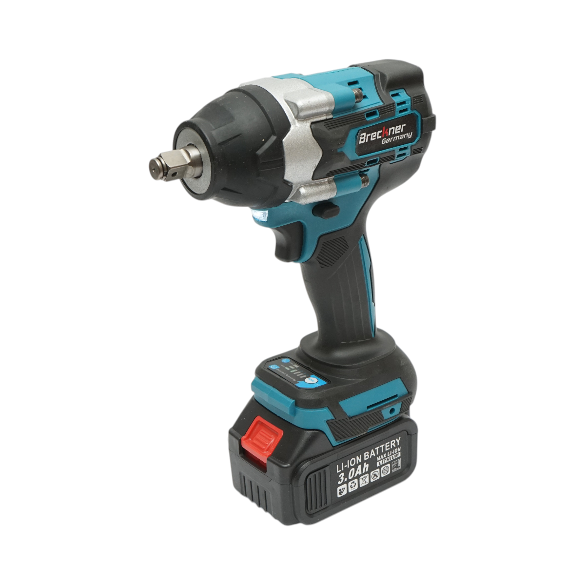 Masina de insurubat cu impact 1/2 inch, 2 acumulatori 21V, 3Ah Li-ion, LED, cuplu 800Nm, motor fara perii (brushless) Breckner Germany - imagine 6