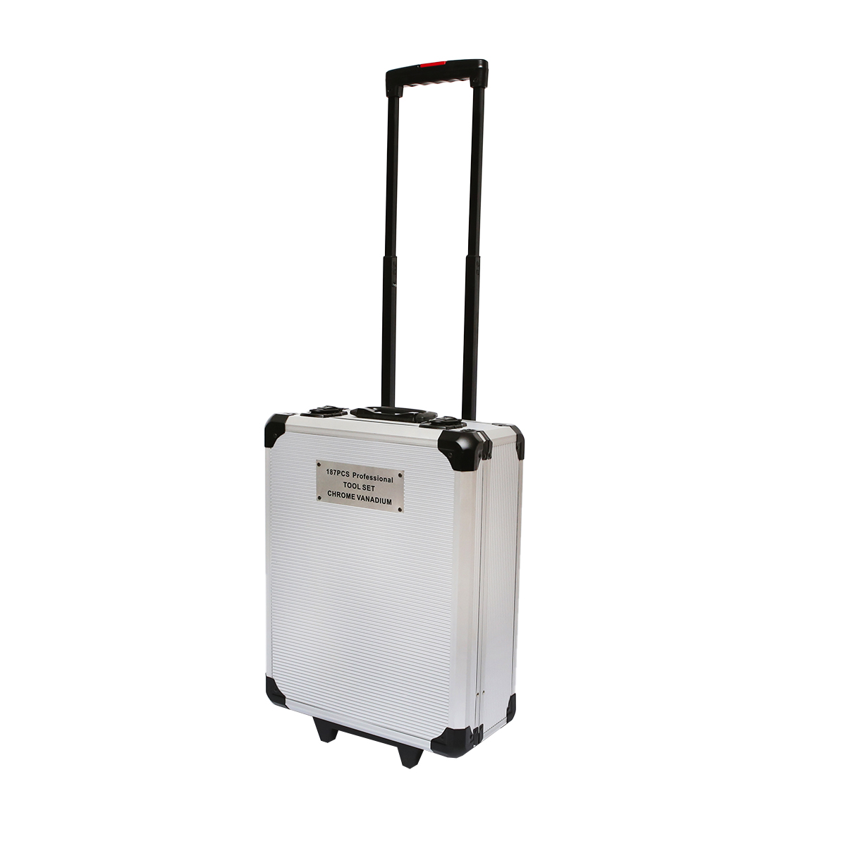Trusa valiza tip troler din aluminiu cu scule profesionale otel crom-vanadiu 187 piese Breckner Germany - imagine 3