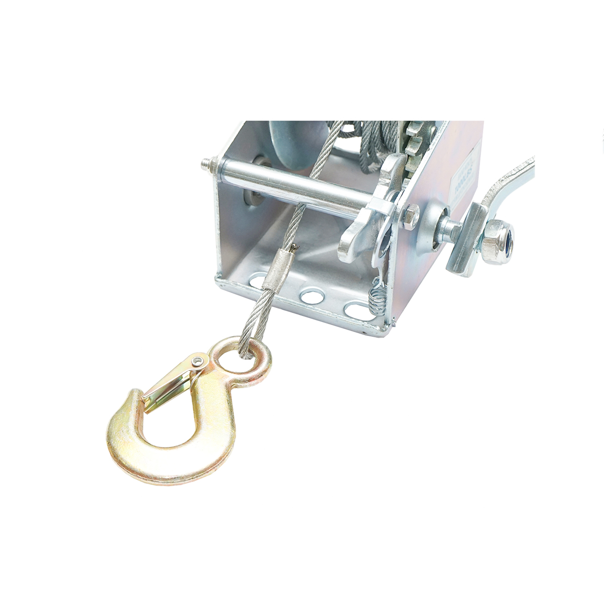 Troliu manual 450kg cu cablu otel 4mm si lungime 8m Breckner Germany - imagine 4