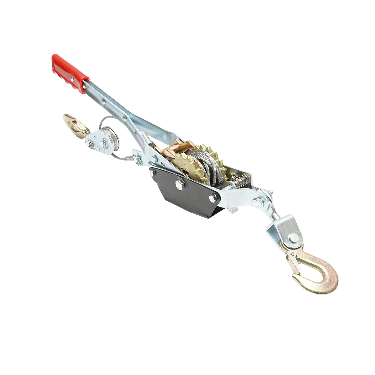 Troliu manual 2000Kg cu cablu de otel fi 4mm lungime 900mm - imagine 3
