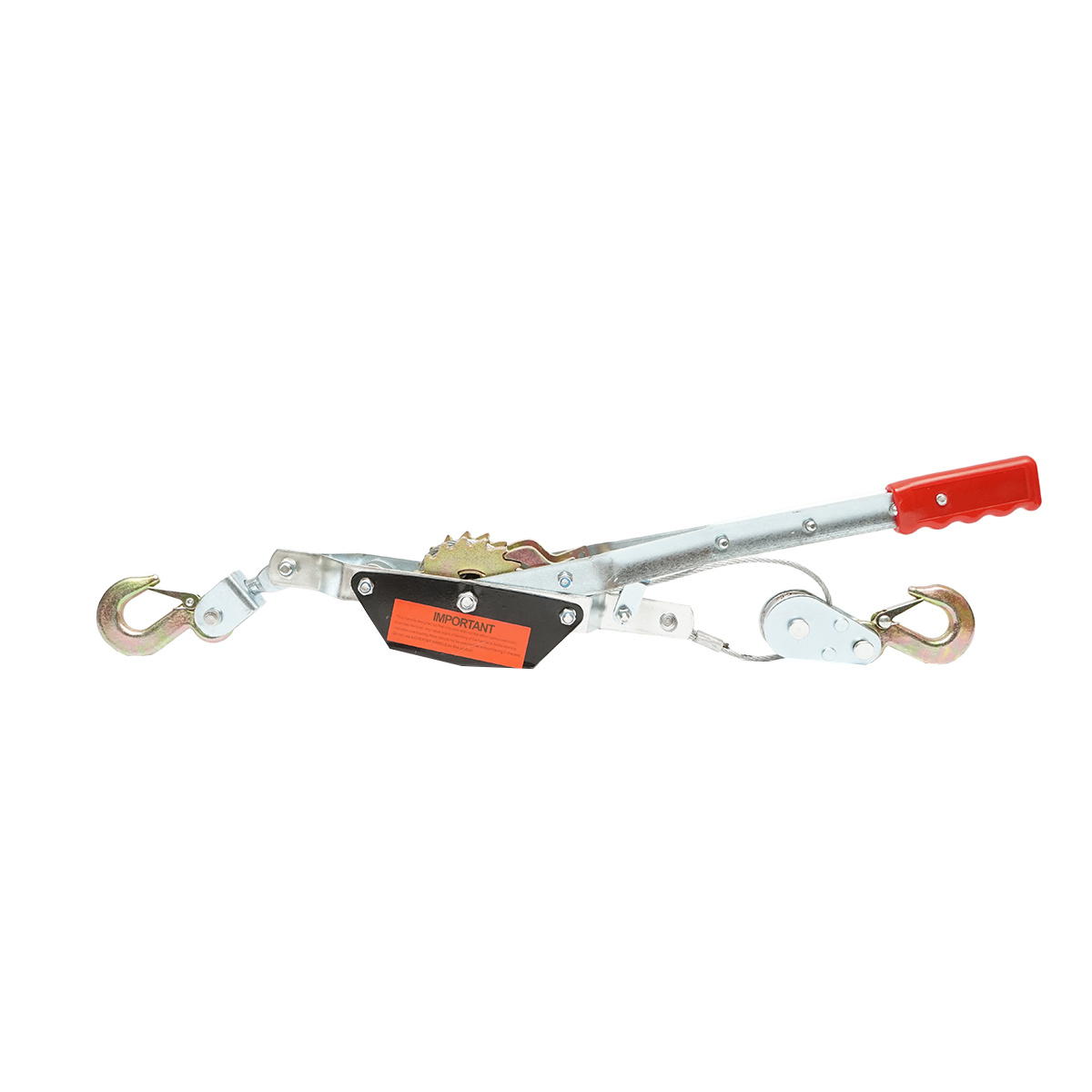Troliu manual 2000Kg cu cablu de otel fi 4mm lungime 900mm