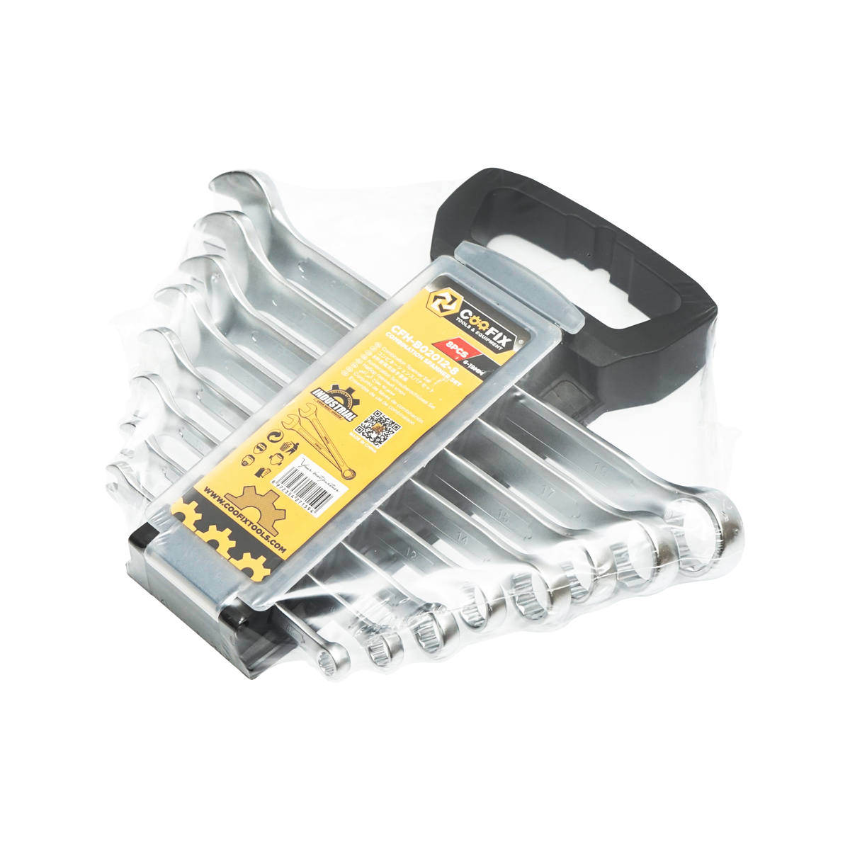 Set chei combinate fixe si inelare 8 buc. 6-19mm Coofix - imagine 2