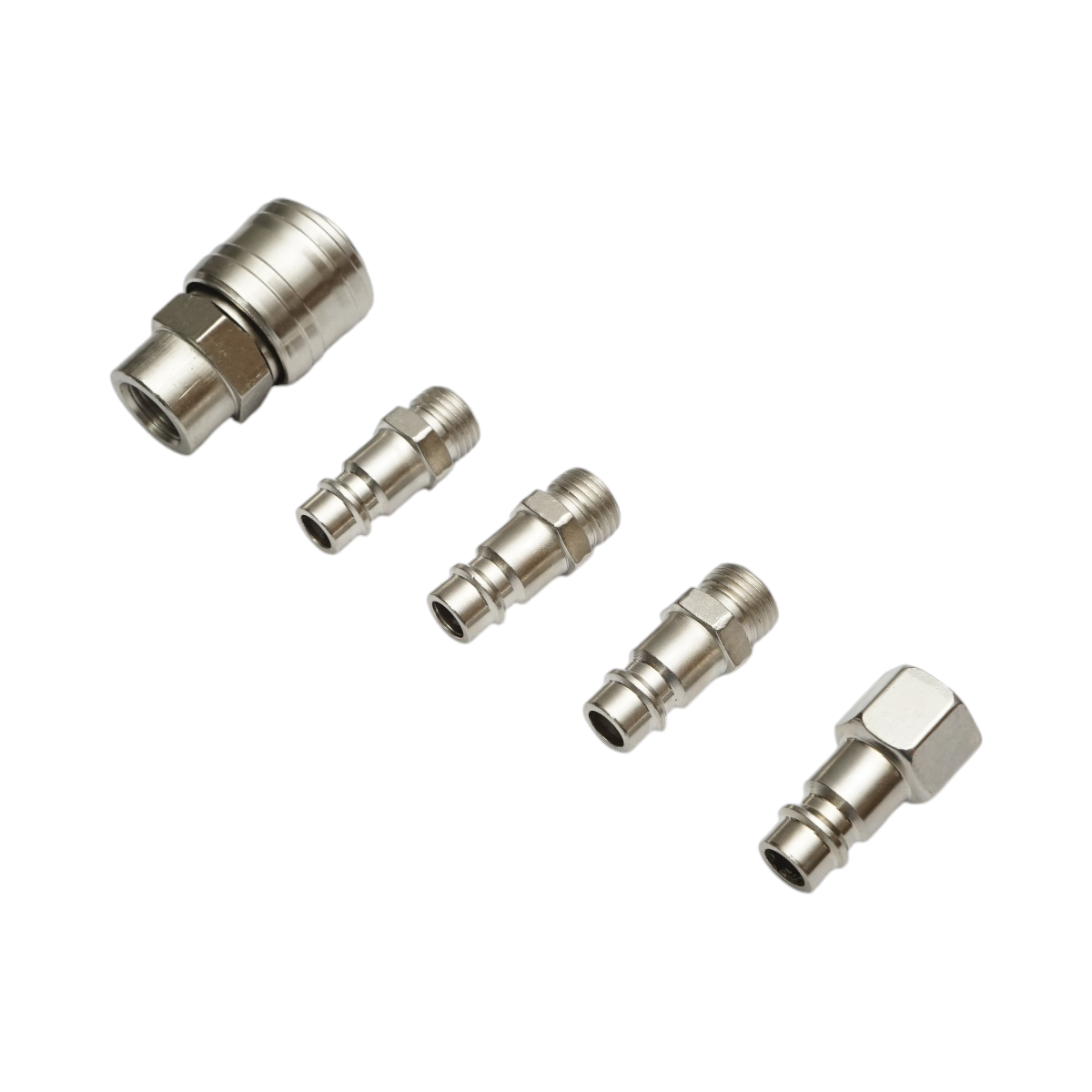 Set cuple rapide pentru furtunuri aer si scule pneumatice Breckner Germany - imagine 2