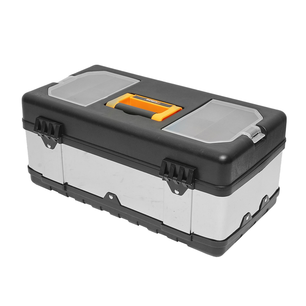 Cutie pentru scule din inox cu capac din plastic 450x250x195mm Hoteche - imagine 6