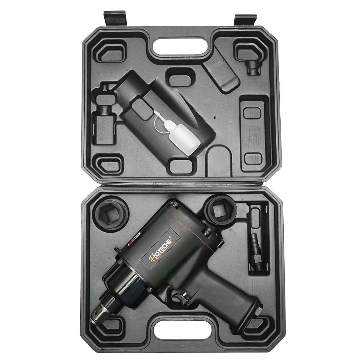 Pistol pneumatic reversibil cu impact 3/4 inch, 1300Nm, presiune de lucru 6 Bar Hoteche - imagine 3