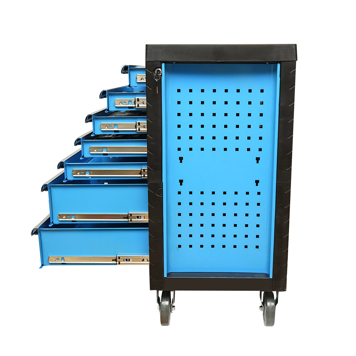 Dulap carucior pentru scule metalic cu 7 sertare echipat cu 496 piese - imagine 8