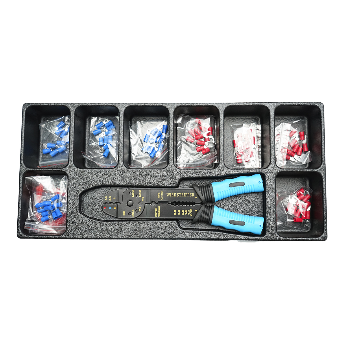 Dulap carucior pentru scule metalic cu 7 sertare echipat cu 496 piese - imagine 16