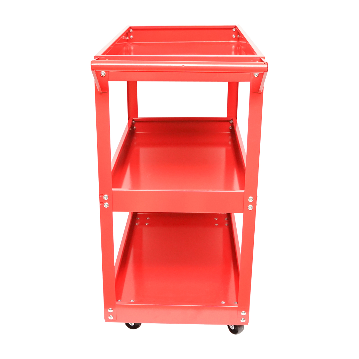 Carucior scule metalic pe roti cu 3 rafturi 730x720x360mm - imagine 7