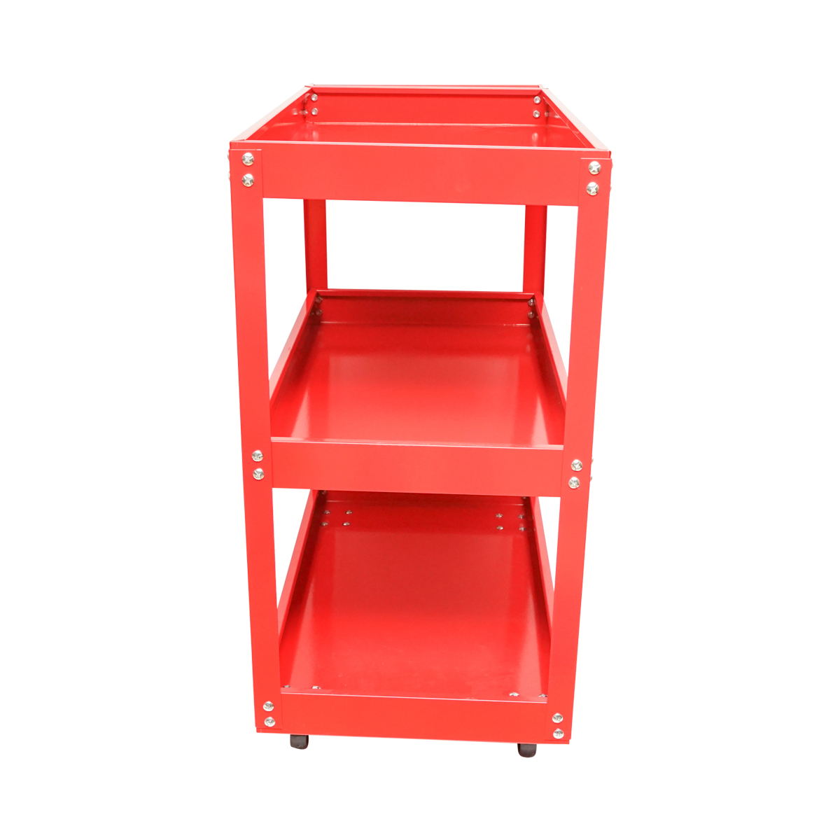 Carucior scule metalic pe roti cu 3 rafturi 730x720x360mm - imagine 5