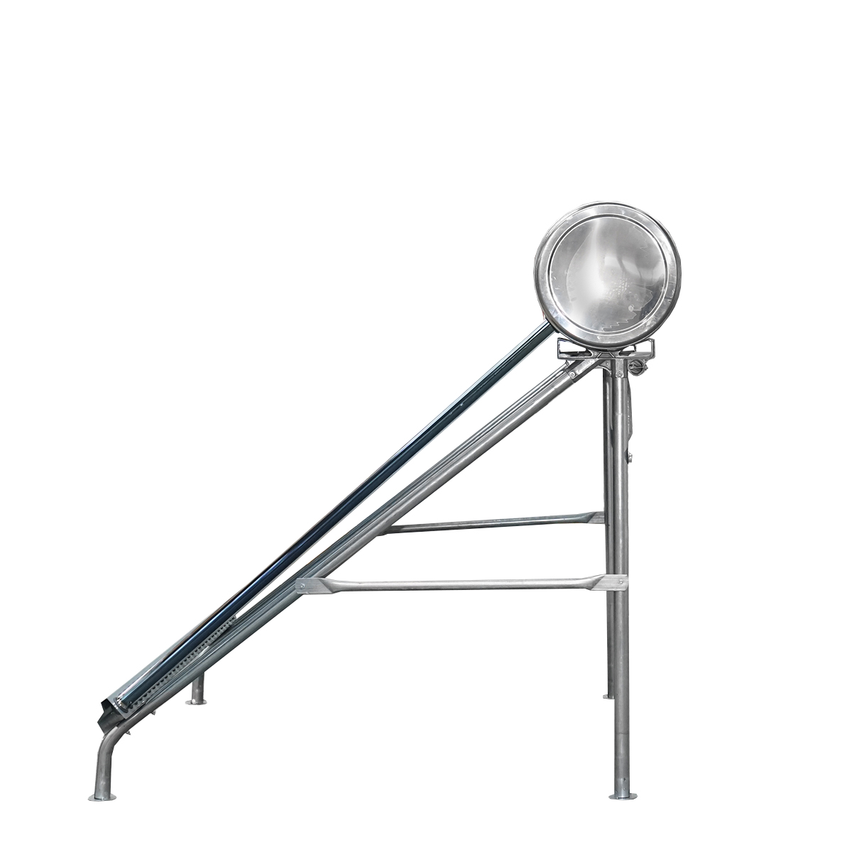 Panou solar nepresurizat inox cu 30 tuburi pentru apa calda, boiler 210L, 2020x2200x1820mm Breckner Germany - imagine 8