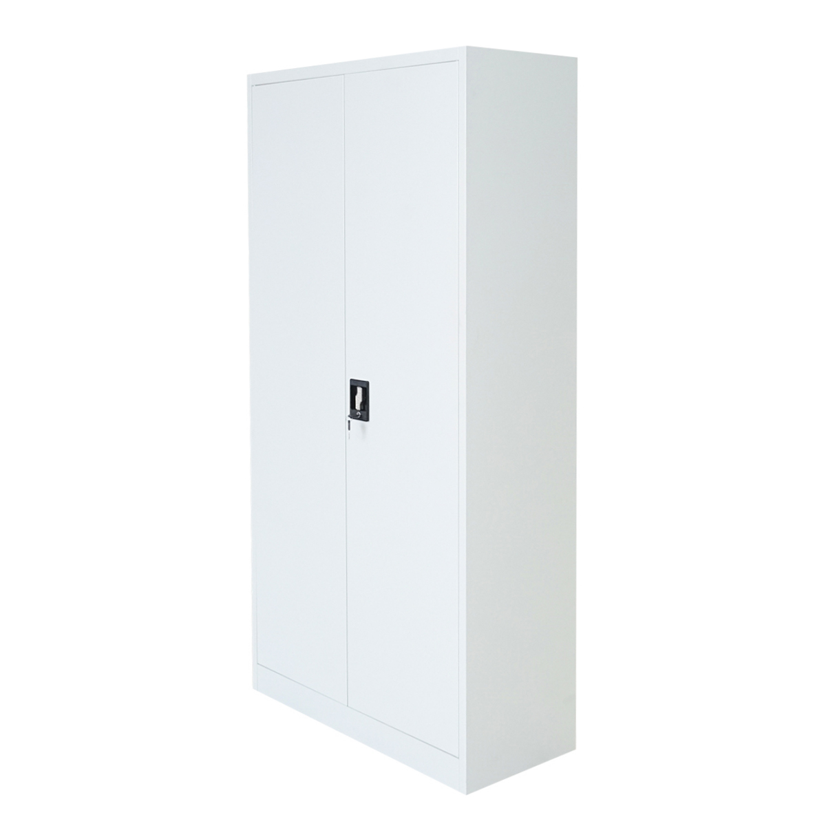 Dulap metalic fiset 1800x900x400mm cu 2 usi securizate, 4 polite, gri Breckner Germany - imagine 2