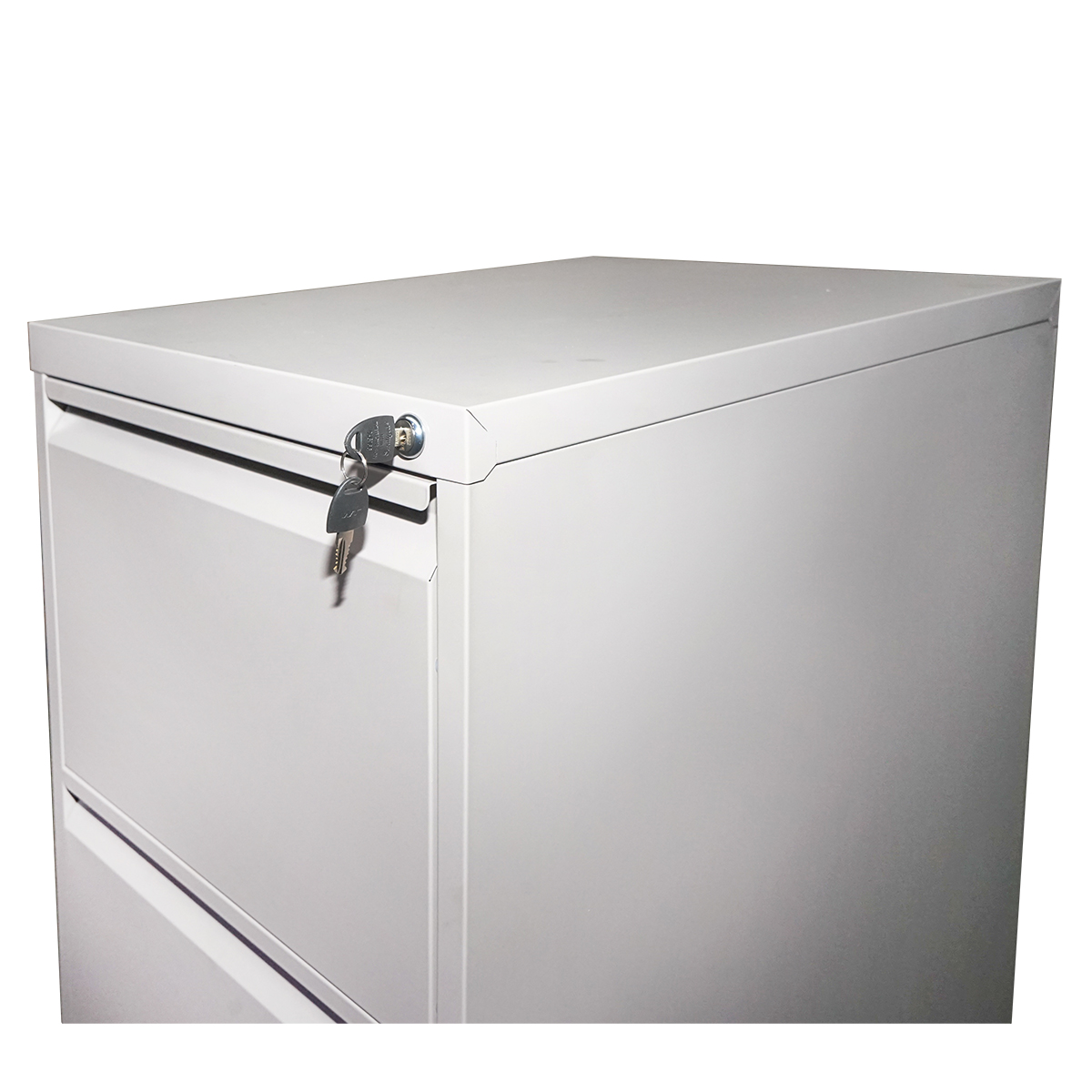 Dulap metalic fiset 1340x460x620mm cu 4 sertare securizate, gri Breckner Germany - imagine 5