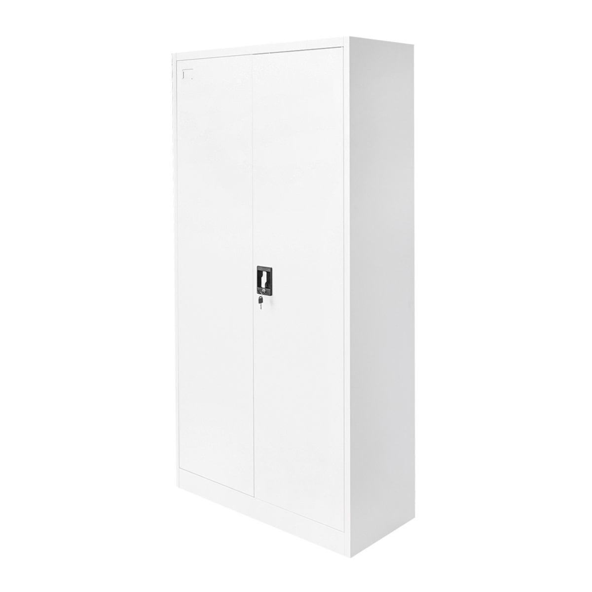 Dulap metalic fiset 1800x900x400mm cu 2 usi securizate, 4 polite, gri Breckner Germany - imagine 2
