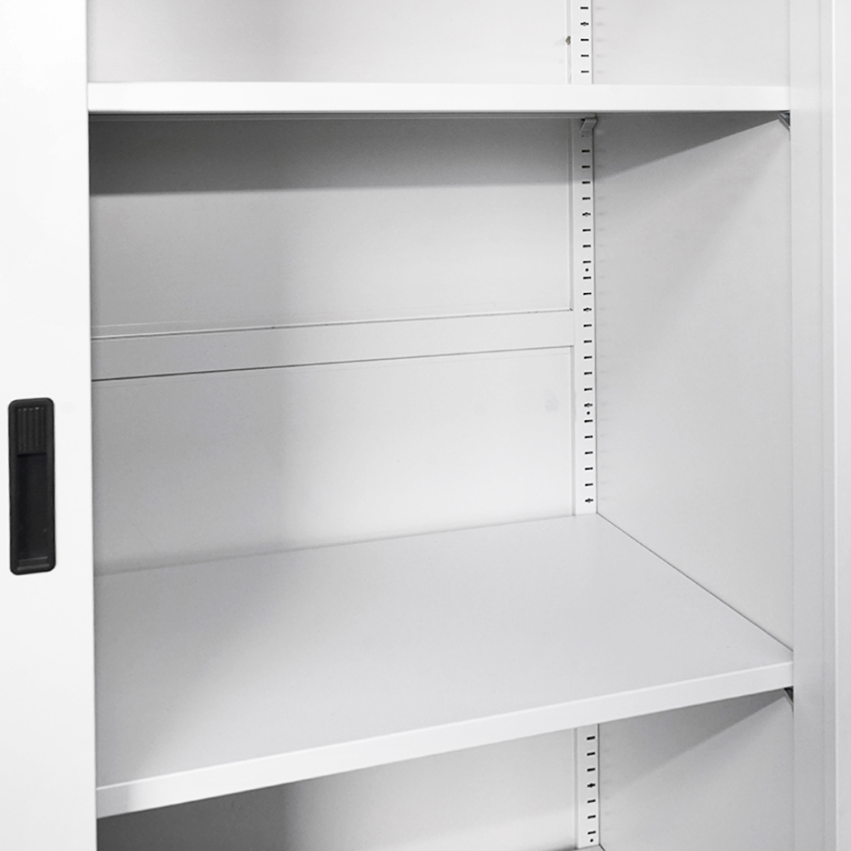 Dulap metalic fiset 1900x1200x450mm cu 2 usi culisante securizate, 4 polite, max 50kg/polita, gri Breckner Germany - imagine 6