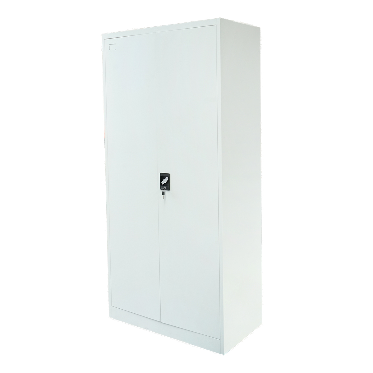 Dulap metalic fiset tip vestiar 1950x920x500mm cu 2 usi securizate, 4 polite, gri Breckner Germany - imagine 2