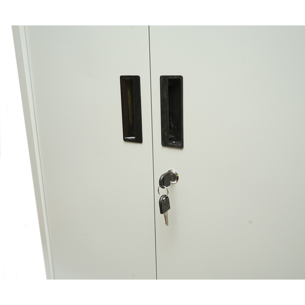 Dulap metalic fiset 600x400x900mm cu 2 usi securizate, 1 polita, gri Breckner Germany - imagine 9