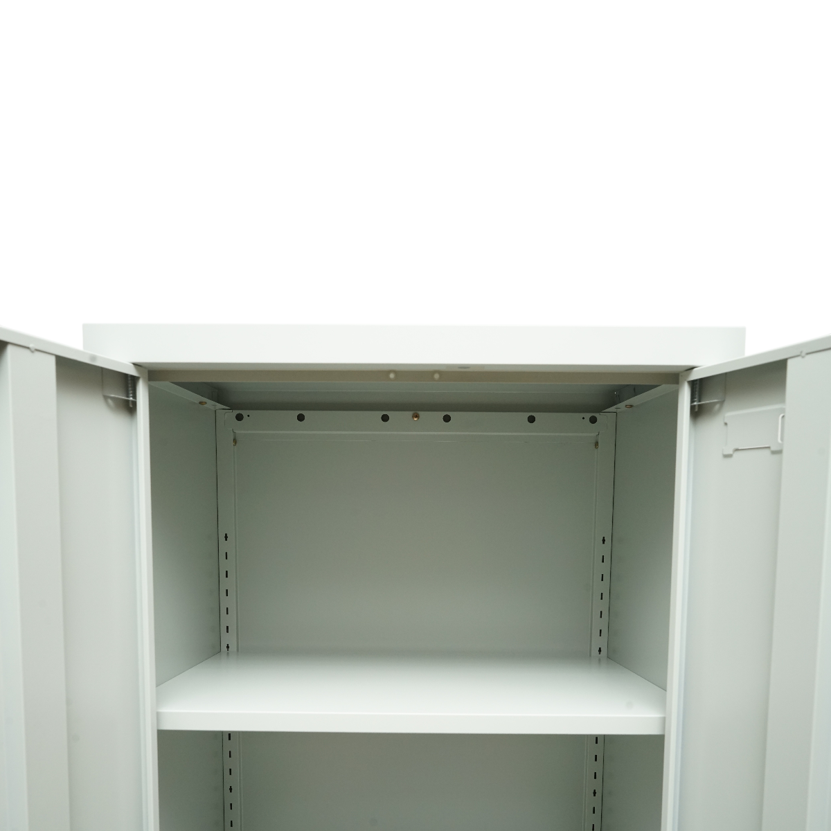 Dulap metalic fiset 600x400x900mm cu 2 usi securizate, 1 polita, gri Breckner Germany - imagine 7