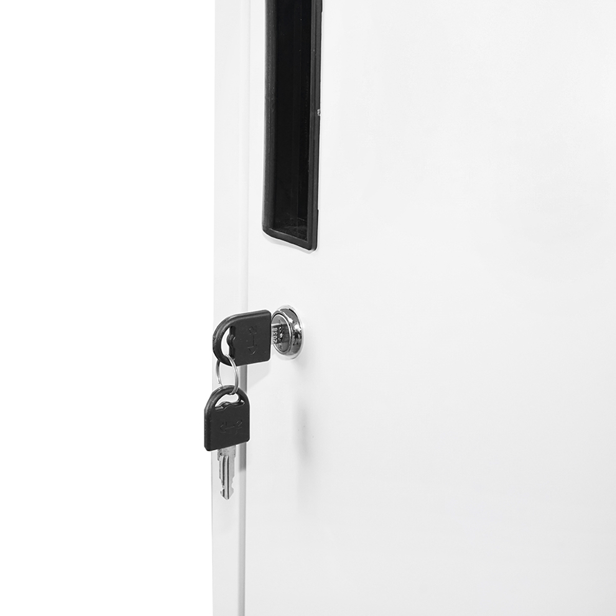 Dulap metalic tip vestiar cusetat 1800x900x450mm 3x3 cu 9 usi securizate, gri Breckner Germany - imagine 7