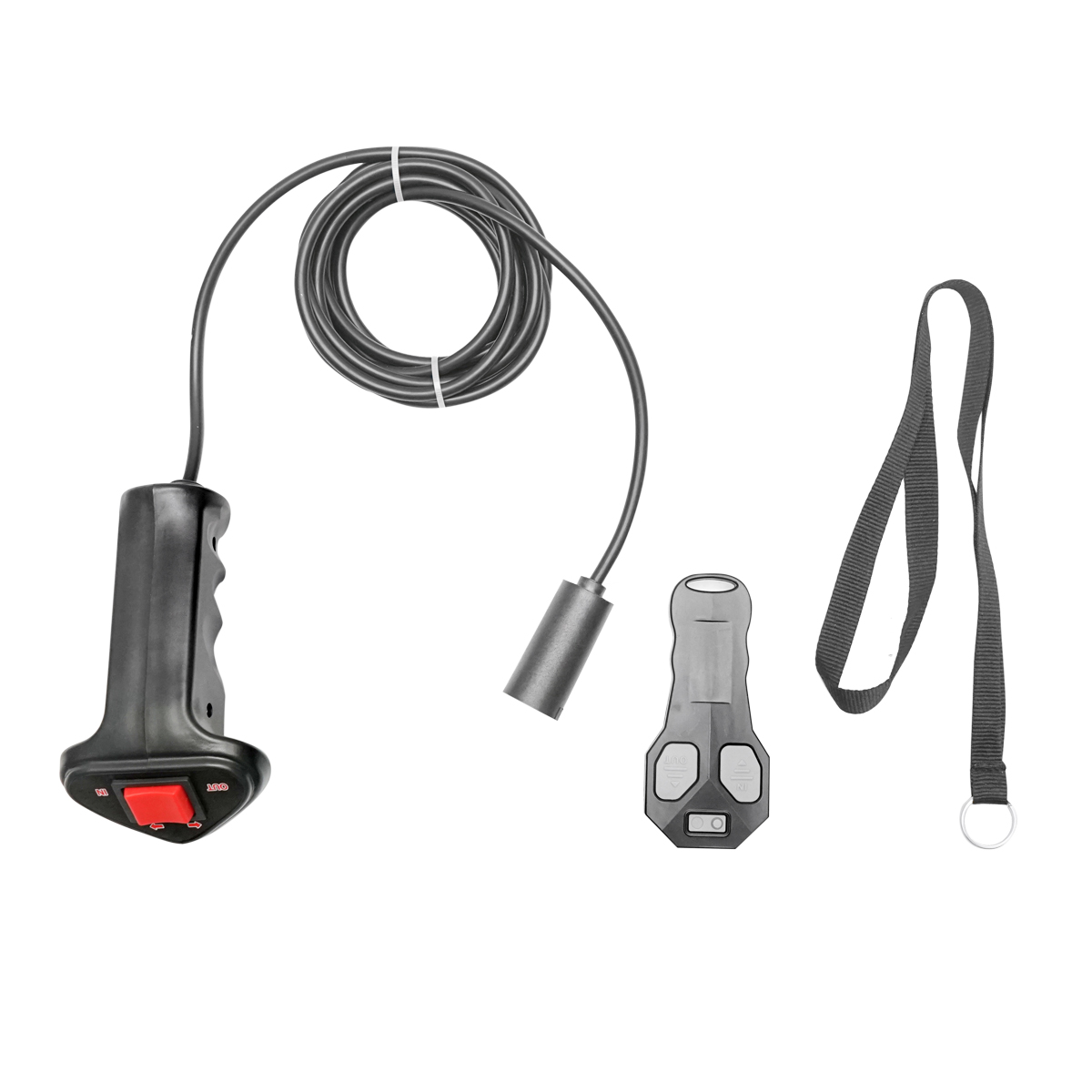Troliu electric complet cu telecomanda, cablu otel, tensiune alimentare 12V, sarcina maxima 9T (20000lbs) - imagine 8