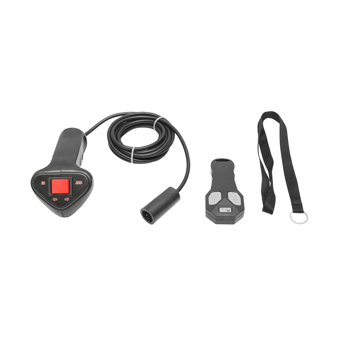 Troliu hidraulic complet cu telecomanda, cablu otel, tensiune alimentare 12V, sarcina maxima 6T (13300lbs) - imagine 6
