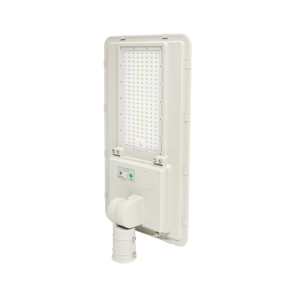 Lampa solara LED iluminat stradal 180W, 6500K, IP65 cu panou solar senzor de miscare si prindere pe stalp Breckner Germany - imagine 2