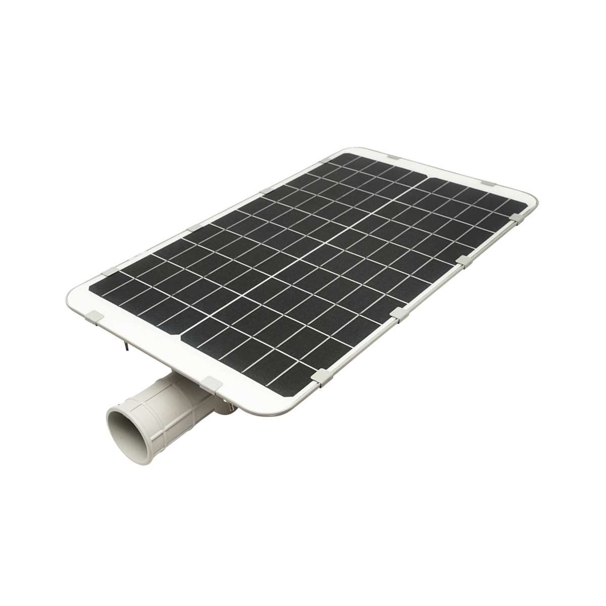 Lampa solara LED iluminat stradal 180W, 6500K, IP65 cu panou solar senzor de miscare si prindere pe stalp Breckner Germany - imagine 6