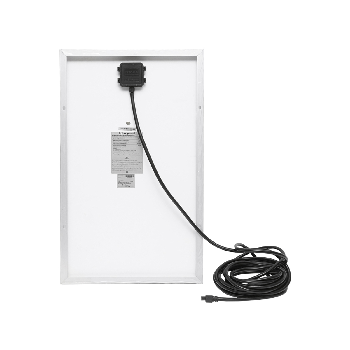 Sistem iluminat cu panou solar 50W, baterie LiFePO4 12.8V/12Ah si 3 becuri LED 3W/12V, 4 iesiri USB 5V Breckner Germany - imagine 9