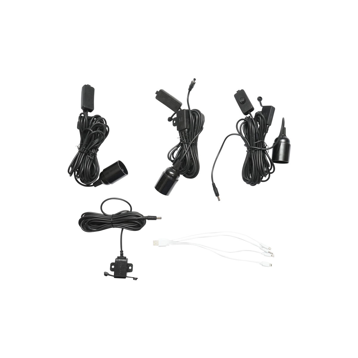 Sistem iluminat cu panou solar 50W, baterie LiFePO4 12.8V/12Ah si 3 becuri LED 3W/12V, 4 iesiri USB 5V Breckner Germany - imagine 3