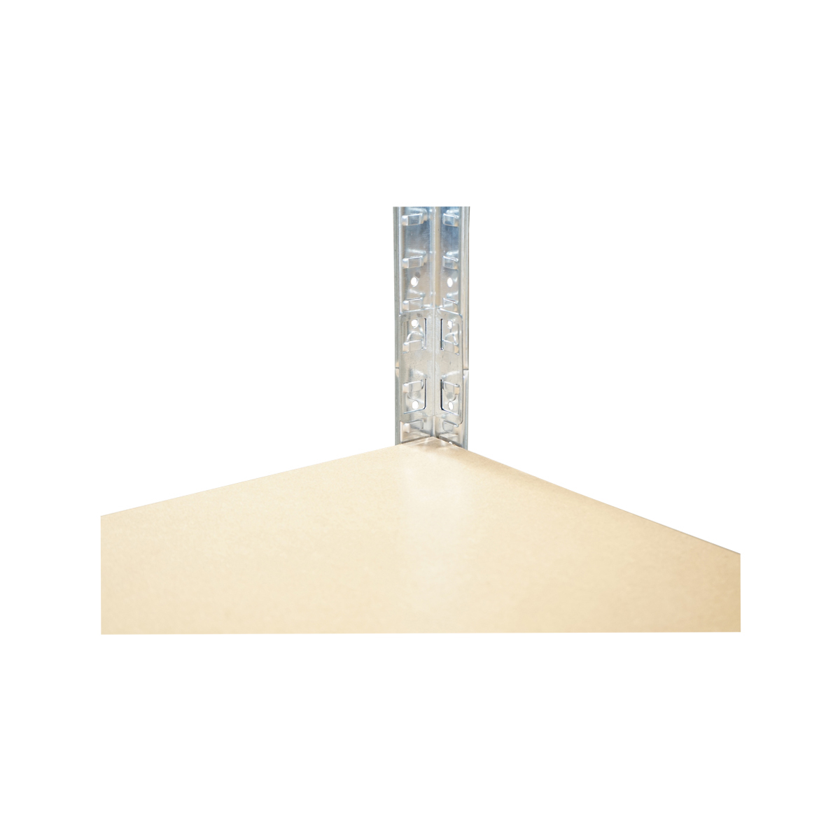 Raft metalic cu 5 polite MDF, 180x120x50cm, 300kg/polita, montaj fara suruburi, galvanizat - imagine 5