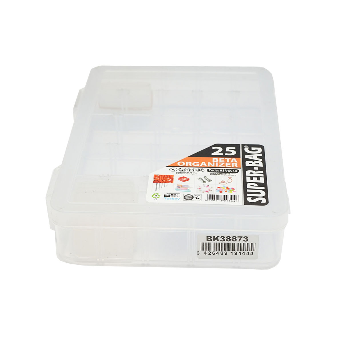 Cutie organizare sortare piese 230x166x43mm Breckner Germany - imagine 2