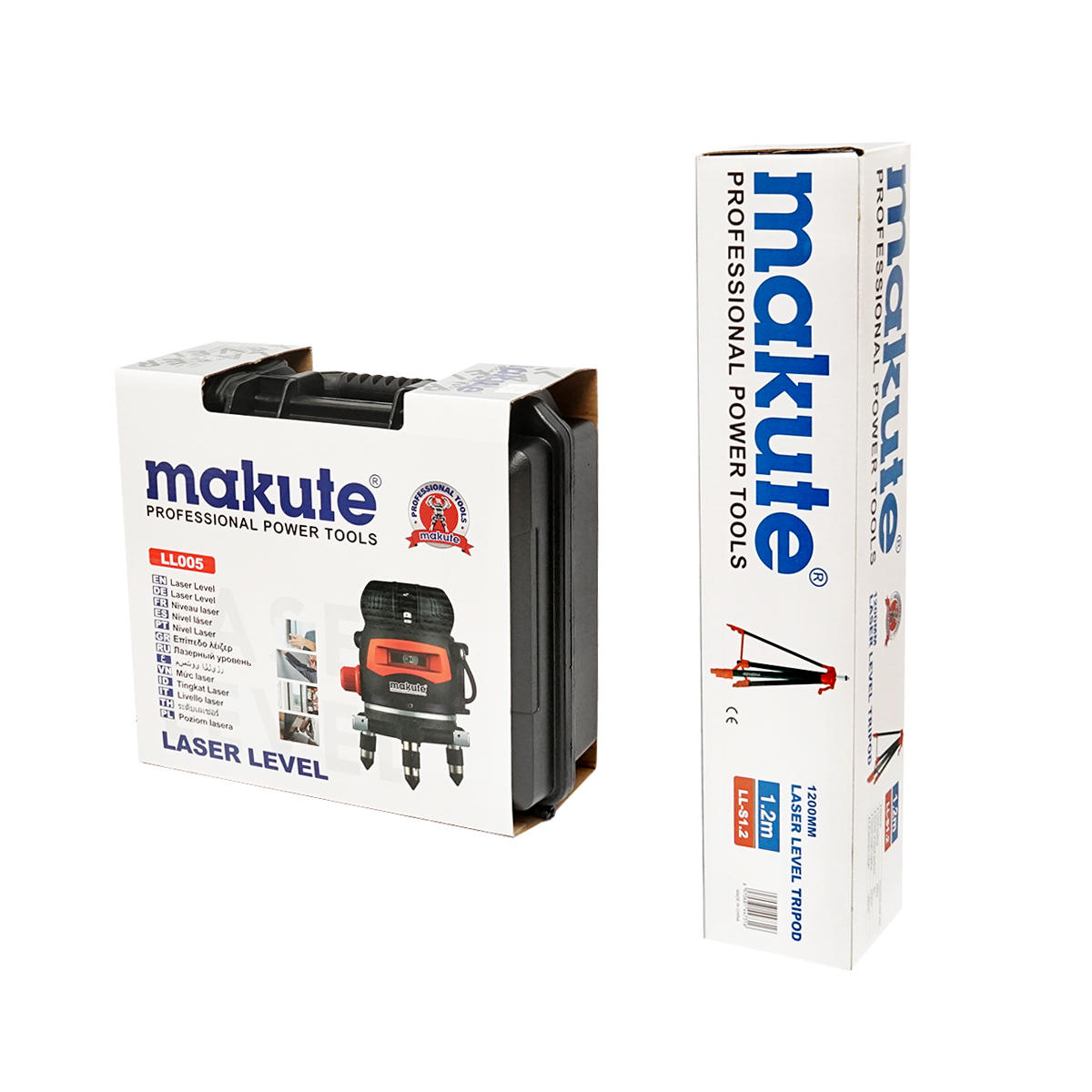 Nivela laser cu 5 linii cu trepied 1.2m Makute - imagine 9