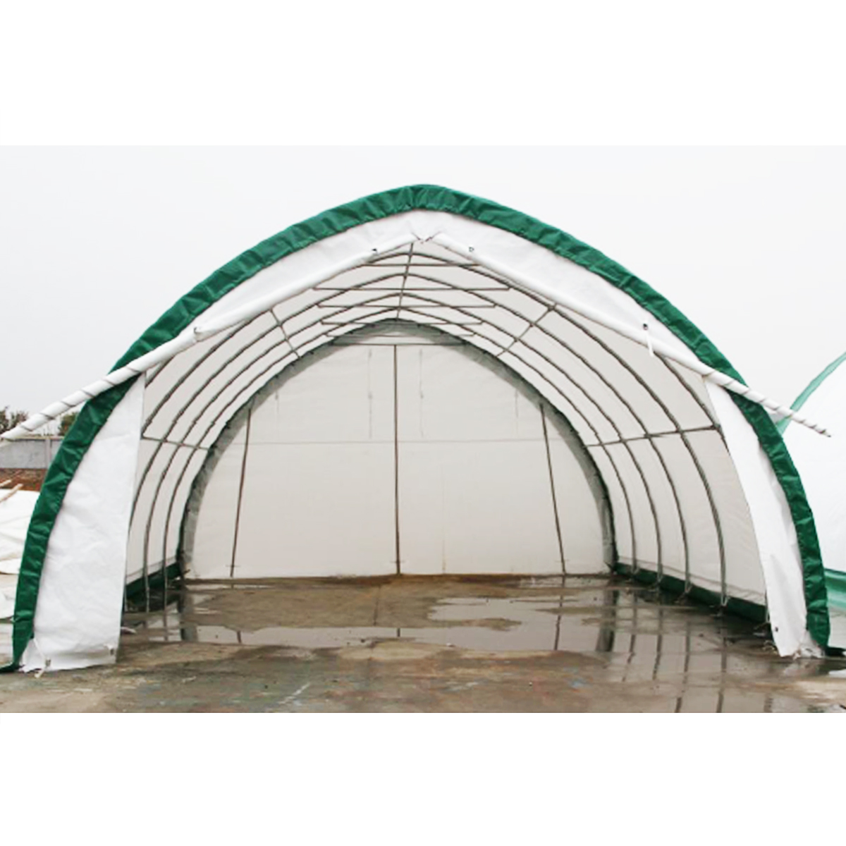 Hala industriala latime 6.1m, lungime 9.15m, inaltime 3.66m din PVC